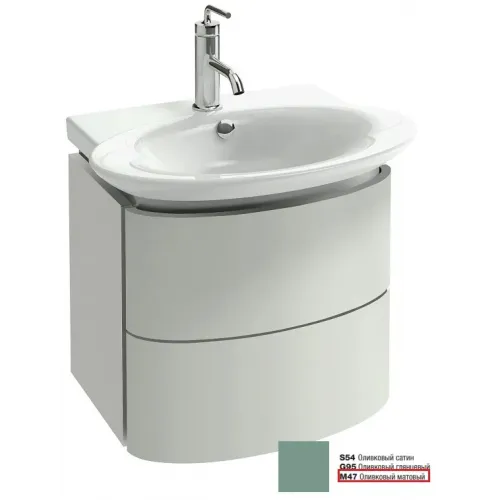 Модуль под раковину Presqu'ile 50х41х45,2 см, матовый оливковый, 2 выдвижных ящика EB1102-M47 Jacob Delafon