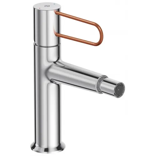 Смеситель для биде Odeon Rive Gauche ручка медь, с донным клапаном E21033-CPR-CP Jacob Delafon