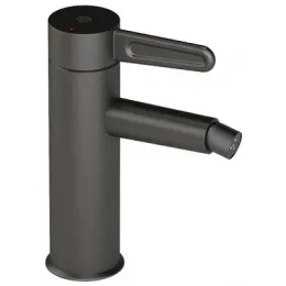 Смеситель для биде Nouvelle Vague матовый черный, гибкая подводка в комплекте, чёрный цвет, с донным клапаном E78342-BLV Jacob Delafon