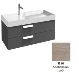 Модуль под раковину Rythmik 99,5х45х42,4 см, квебекский дуб, 2 выдвижных ящика EB1304-E10 Jacob Delafon