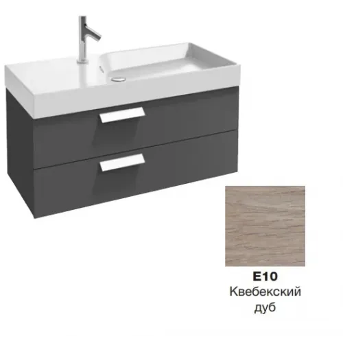 Модуль под раковину Rythmik 99,5х45х42,4 см, квебекский дуб, 2 выдвижных ящика EB1304-E10 Jacob Delafon