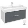 Модуль под раковину Vivienne 99,9х45,2х45,2 см, 2 ящика, корпус белый глянцевый/ фасад белый глянцевый EB1668-J5-J5 Jacob Delafon