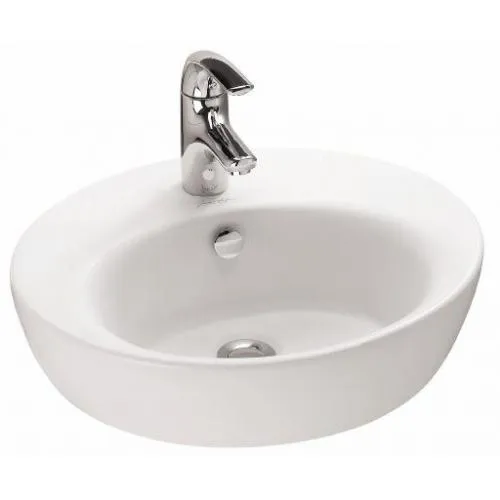 Накладная раковина Ove 50х43х14 см, санфарфор, с отв. под смеситель E1708-00 Jacob Delafon