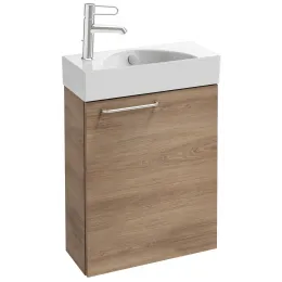 Модуль под раковину Odeon Rive Gauche 48,5х21,3х59,1 см, правосторонний, квебекский дуб, ручка хром EB2581D-R5-E10 Jacob Delafon