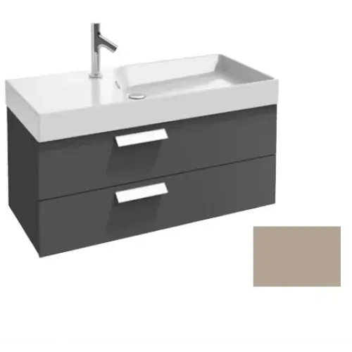 Модуль с раковиной Rythmik 99,5 см, 100 см, квебекский дуб, подвесной монтаж EXN112-Z-00+EB1304-E10 Jacob Delafon