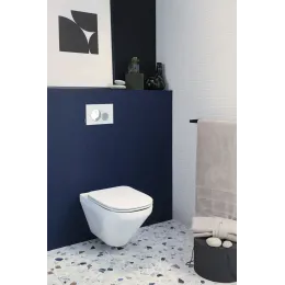 Подвесной унитаз Modern Life 36х54 см, безободковый, без сиденья E77725-0 Jacob Delafon