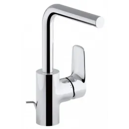 Смеситель для умывальника Aleo с высоким изливом, поворотный излив, с донным клапаном E98331-CP Jacob Delafon