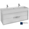 Модуль под раковину Vivienne 120х46х45 см, корпус белый глянцевый, фасад морской синий матовый EB1586-N18-M88 Jacob Delafon