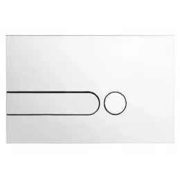 Клавиша смыва сталь, механическая, белая E4326-00 Jacob Delafon