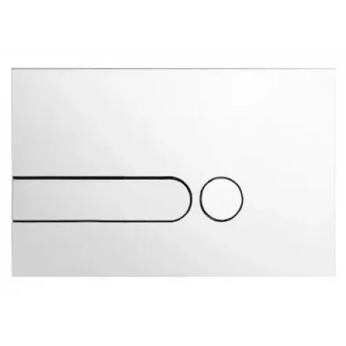 Клавиша смыва сталь, механическая, белая E4326-00 Jacob Delafon