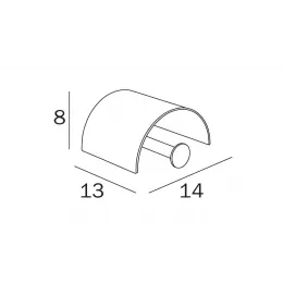 Держатель туалетной бумаги INDA ONE A24260NE