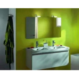 Комплект мебели для ванной Odeon Up 120 см, серый антрацит, 1 выдвижной ящик, подвесной монтаж E4730-00+EB1085-NF+EB887-N14 Jacob Delafon