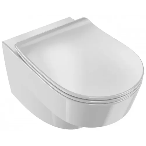 Комплект унитаза с инсталляцией Odeon Rive Gauche глубина унитаза 54см, клавиша хром глянец, с микролифтом, безободковый, быстросъемное E21745RU-00 Jacob Delafon