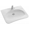 Подвесная раковина Handilav Washbasin 70х54,5х14,6 см, одно отверстие для смесителя, без переливного отверстия, санфарфор E1980-00 Jacob Delafon
