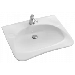 Подвесная раковина Handilav Washbasin 70х54,5х14,6 см, одно отверстие для смесителя, без переливного отверстия, санфарфор E1980-00 Jacob Delafon