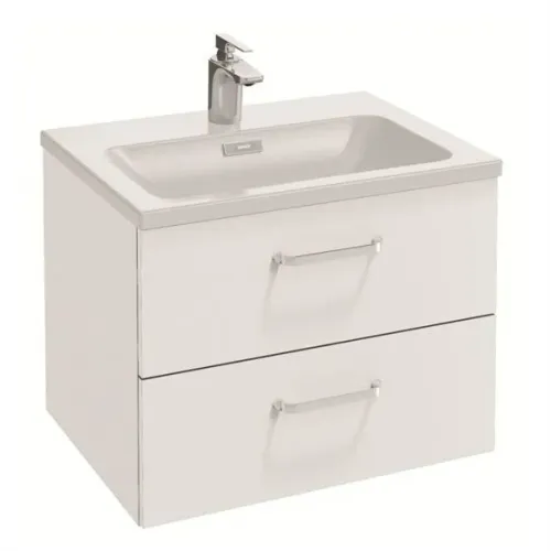Модуль под раковину Vox 60х46х45,2 см, белый блестящий, ручки изогнутые EB2080-R1-N18 Jacob Delafon