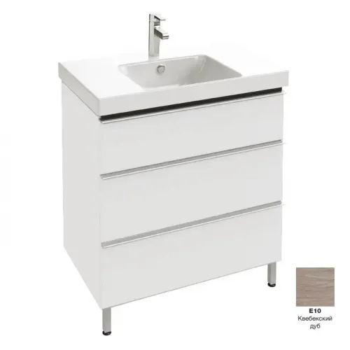 Модуль под раковину Odeon Up 77х48,5х73,8 см, 3 ящика, квебекский дуб EB993-E10 Jacob Delafon