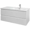 Модуль под раковину Madeleine 99,8х46,2х45,2 см, 2 ящика, встроенные ручки, белый матовый, для правосторонней раковины EB2055-J51 Jacob Delafon