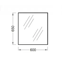 Зеркало Ola 60х65 см EB1080-RU Jacob Delafon