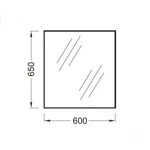 Зеркало Ola 60х65 см EB1080-RU Jacob Delafon