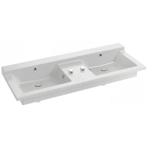 Мебельная раковина Soprano 140х54 см, с 1 отверстием для встроенного смесителя, с керамической заглушкой слива EXJ122-00 Jacob Delafon