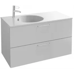 Модуль под раковину Odeon Rive Gauche 100х50,8х56,8 см, 2 ящика, белый блестящий, ручки хром EB2524-R5-N18 Jacob Delafon