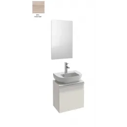 Комплект мебели для ванной Odeon Up 45,2 см, серый дуб, левый/правый, подвесной монтаж EB1044-NF+E4760-00+EB999G-D-E71 Jacob Delafon