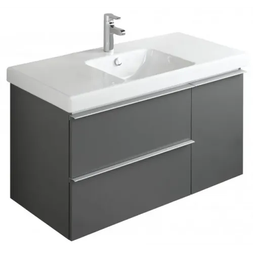 Модуль под раковину Odeon Up 102х48,5х53 см, серый антрацит EB891-N14 Jacob Delafon