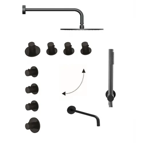 Комплект для ванны PAFFONI Modular Box KITMB019NO139KING