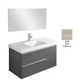 Комплект мебели для ванной Odeon Up 105 см, дуб шампань, подвесной монтаж EB1084-NF+EB891-E19+E4731-00 Jacob Delafon