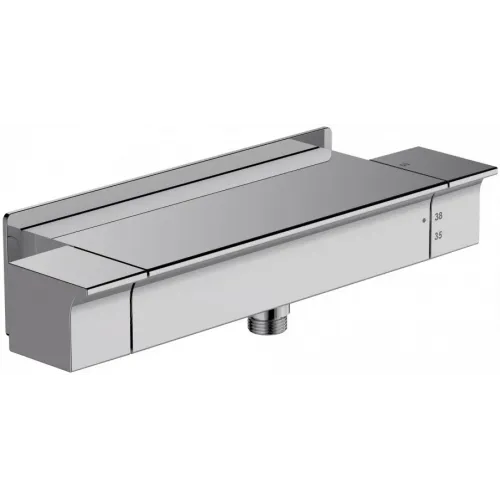 Настенный смеситель без излива Stance на два отверстия, без лейки, термостат E9104-CP Jacob Delafon