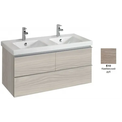 Модуль под раковину Odeon Up 117х48,5х53 см, квебекский дуб EB892-E10 Jacob Delafon