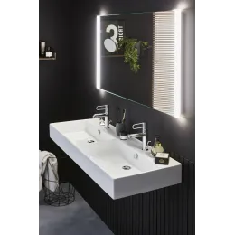 Подвесная раковина Vivienne 120х46,6х12 см, санфарфор, двойная EXBL112-00 Jacob Delafon