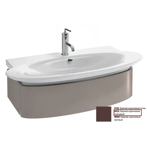 Модуль под раковину Presqu'ile 83х45х24,1 см, 1 ящик, ледяной коричневый глянцевый EB1100-N23 Jacob Delafon