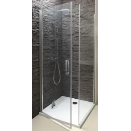 Душевая перегородка Walk-In Contra 80х200 см, матовый, 6 мм, черный профиль E22FT80-BL Jacob Delafon