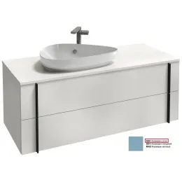 Модуль под раковину Nouvelle Vague 120х51,2х46,8 см, аквамарин сатин, для раковины-чаши, 2 ящика с доводчиками EB3041-S50 Jacob Delafon