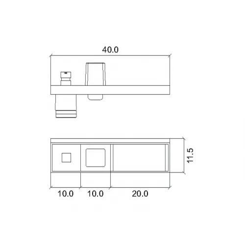 Набор аксессуаров INDA INDISSIMA BARRA 400C67MNS09N