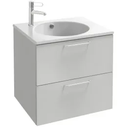 Модуль под раковину Odeon Rive Gauche 60х50,8х56,8 см, белый блестящий, ручки хром EB2520-R5-N18 Jacob Delafon