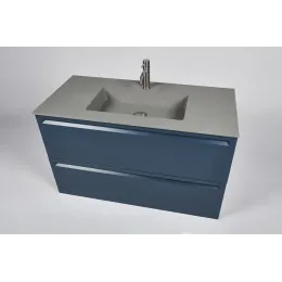 Тумба с раковиной INDA Piccadilly 80BD Cemento