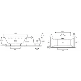 Гидромассажная ванна Evok 180х80 см, система tonus+ E5TN214RRU-00 Jacob Delafon