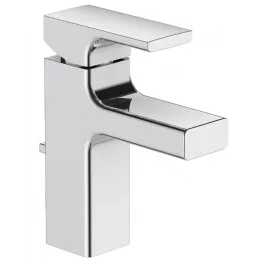 Смеситель для умывальника Strayt неповоротный излив, с донным клапаном E37327-CP Jacob Delafon