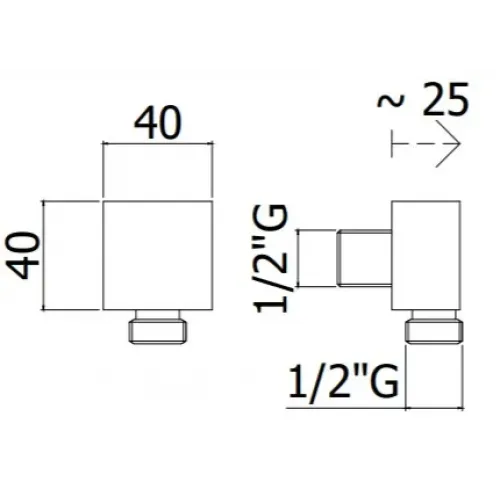 Шланговое подключение Paffoni LEVEL ZACC238CR