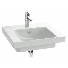 Подвесная раковина Odeon Up 60х50х13,8 см, с 1 отверстием для смесителя, санфарфор E4778-00 Jacob Delafon
