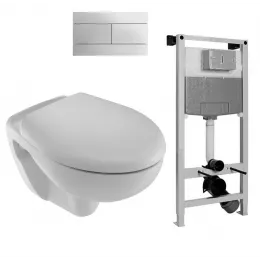 Комплект с инсталляцией Brive с микролифтом E4345G-00+E70014-00+E4316-CP+E5504-NF Jacob Delafon