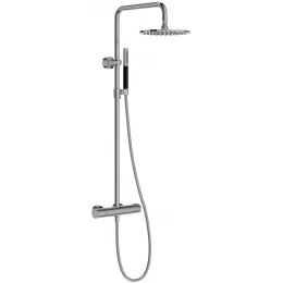 Душевая система без излива Toobi 1 режим, 25 см, round, термостат, верхний душ, с лейкой E8993-CP Jacob Delafon