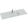Мебельная раковина Vox 120х46 см, с 1 отверстием для смесителя, белая глянцевая EB2101-DD1 Jacob Delafon