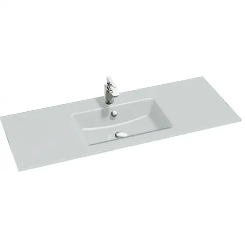 Мебельная раковина Vox 120х46 см, с 1 отверстием для смесителя, белая глянцевая EB2101-DD1 Jacob Delafon