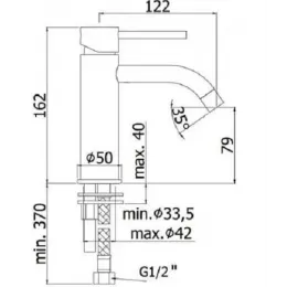 Смеситель для раковины Paffoni Light LIG071CR