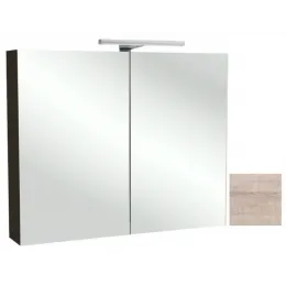 Зеркало Odeon Up 70х65 см, 2 дверцы, серый дуб, со светодиодной подсветкой, с подсветкой EB786RU-E71 Jacob Delafon