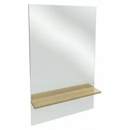 Зеркало Struktura 59х107,2 см, высокое, с полкой, розовое дерево EB1212-E13 Jacob Delafon